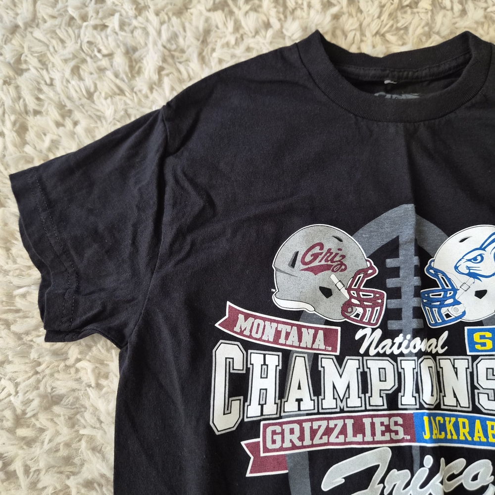 ☆5/$15☆Blue 84 NCAA Football National Championship Tee–Montana vs SDSU–Size S - Picture 10 of 16